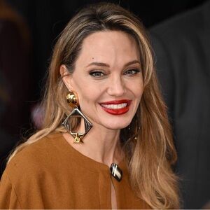 Geometric YSL Gold and Silver metal clip on Earrings